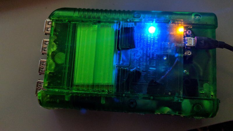 Back of the console with access panel